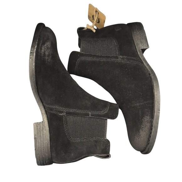 Born Laney Chelsea Boots Women's Black Suede Ankle, Size 6.5M NWOB - Picture 7 of 10